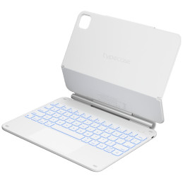 Etui Typecase Edge z klawiaturą do iPad Air 11" 2024/2025 biały