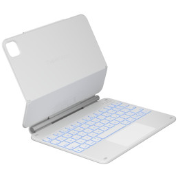 Etui Typecase Edge z klawiaturą do iPad Air 11" 2024/2025 biały