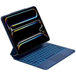 Etui Typecase Edge z klawiaturą do iPad  Pro 13" 2024/2025 błękitny pacyfik