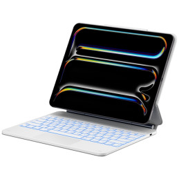 Etui Typecase Edge z klawiaturą do iPad Pro 13" 2024/2025 biały