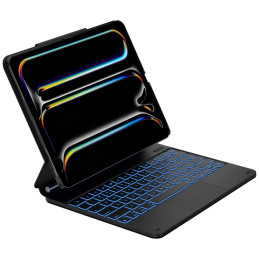 Etui Typecase Edge + z klawiaturą do iPad Air 13" 2024/2025 czarny