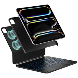 Etui Typecase Edge + z klawiaturą do iPad Pro 13" 2024/2025 czarny