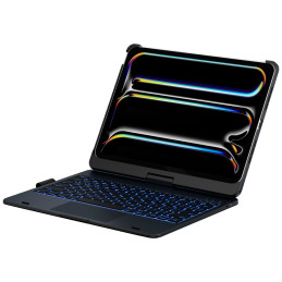 Etui Typecase Flexbook Touch z klawiaturą do iPad Pro 11" 2024/2025 czarny