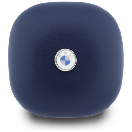 Słuchawki Bluetooth TWS BMW Leather Metal Logo ENC granatowy