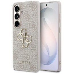 Etui Guess 4G Big Metal Logo do Galaxy S26 Plus różowy