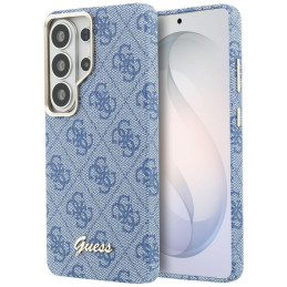 Etui Guess 4G Script MagSafe do Galaxy S26 Ultra niebieski