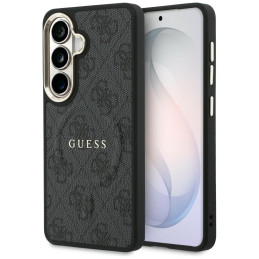 Etui Guess 4G Embossed Ring MagSafe do Galaxy S26 Plus czarny