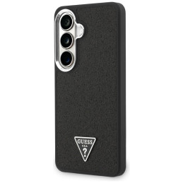 Etui Guess Fixed Glitter Triangle MagSafe do Galaxy S26+ czarny