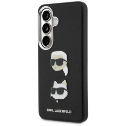 Etui Karl Lagerfeld Saffiano Double Heads Metal do Galaxy S26+ czarny