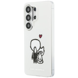 Etui Karl Lagerfeld IML Karl&Choupette MagSafe do Galaxy S26 Ultra przezroczysty