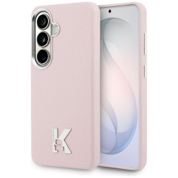 Etui Karl Lagerfeld K Metal Logo MagSafe do Galaxy S26 różowy