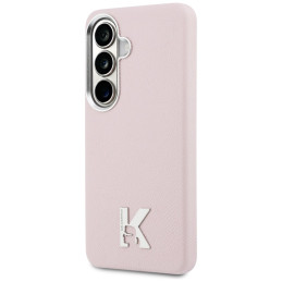 Etui Karl Lagerfeld K Metal Logo MagSafe do Galaxy S26 różowy
