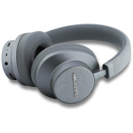 Słuchawki nauszne Karl Lagerfeld Saffiano Elongated Bluetooth ANC szary