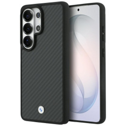 Etui BMW Sign Magnetic Carbon Fiber MagSafe do Galaxy S26 Ultra czarny