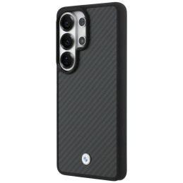 Etui BMW Sign Magnetic Carbon Fiber MagSafe do Galaxy S26 Ultra czarny