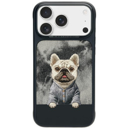 Etui Nimmy Gentle Pets Series Dog MagSafe do iPhone 17 Pro Max czarny