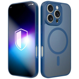 Etui 3MK Misty MagCase do Apple iPhone 16 Pro Max niebieski