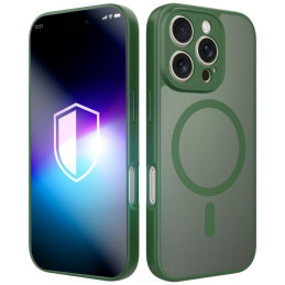 Etui 3MK Misty MagCase do Apple iPhone 16 Pro Max zielony