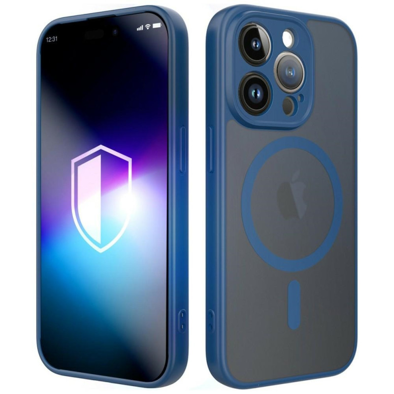 Etui 3MK Misty MagCase do Apple iPhone 15 Pro niebieski