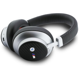 Słuchawki nauszne BMW M Carbon Metal Logo Bluetooth ENC srebrny