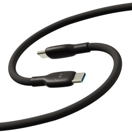 Kabel Motorola Silicone USB-C do USB-C 2m 100W 5A czarny