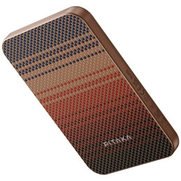 Powerbank PITAKA Aramid Fiber 5000 mAh Qi2 MagSafe sunset
