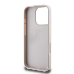 Etui Guess 4G Bottom Stripe do iPhone 16 Pro Max, różowy/pink