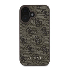 Etui Guess 4G Classic do iPhone 16, brązowy/brown