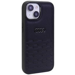 Etui Audi GT Synthetic Leather do iPhone 15 Plus, czarny/black