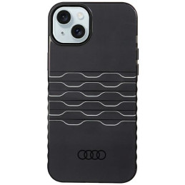 Etui Audi IML MagSafe do iPhone 15 Plus, czarny/black
