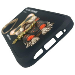 Etui Nimmy Glasses Cool Dog do iPhone 16, czarny/black