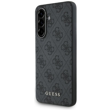 Etui Guess 4G Metal Gold Logo do Galaxy A36, czarny