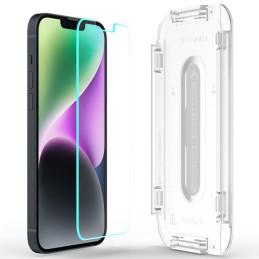 Szkło do etui + Aplikator Spigen Glas.tr EZ Fit do iPhone 16e / 14 / 13 Pro / 13