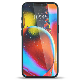 Szkło do etui + Aplikator Spigen Glas.tr EZ Fit Privacy do iPhone 16e / 14 / 13 Pro / 13, 2 sztuki