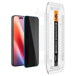 Szkło do etui + Aplikator Spigen Glas.tr EZ Fit Privacy do iPhone 16 Pro Max, 2 sztuki