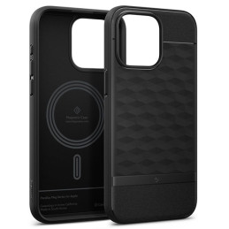 Etui Spigen Caseology Parallax MAG MagSafe do iPhone 15 Pro czarny/Matte Black