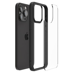 Etui Spigen Ultra Hybrid do iPhone 15 Pro, przezroczysto-czarne