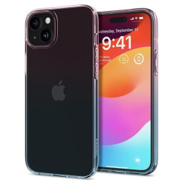 Etui Spigen Liquid Crystal do iPhone 15, niebiesko-różowe