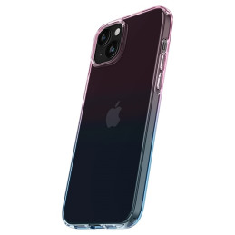 Etui Spigen Liquid Crystal do iPhone 15, niebiesko-różowe