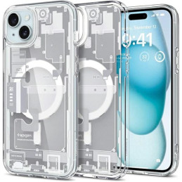 Etui Spigen Ultra Hybrid Mag Magsafe do iPhone 15, zero one white