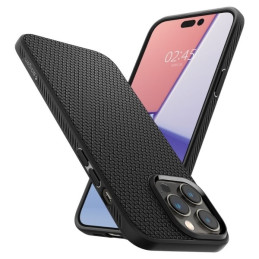 Etui Spigen Liquid Air do iPhone 14 Pro, czarny matowy
