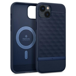 Etui Spigen Caseology Parallax MAG MagSafe do iPhone 14 Plus Granatowy/Midnight Blue