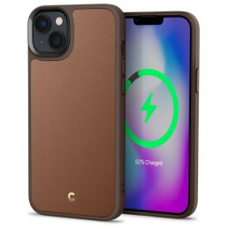 Etui Spigen Cyrill Kajuk MAG MagSafe do iPhone 14 Plus brązowy/saddle brown
