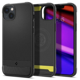 Etui Spigen Rugged Armor Mag do MagSafe do iPhone 14, czarny/matte black