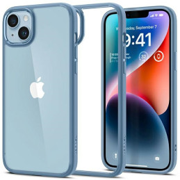 Etui Spigen Ultra Hybrid do iPhone 14, przezroczysto-niebieskie