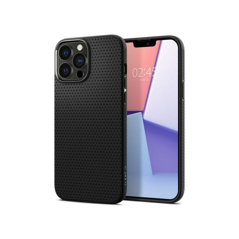 Etui Spigen Liquid Air do iPhone 13 Pro, czarny/black