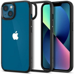 Etui Spigen Ultra Hybrid do iPhone 13, przezroczysto-czarne