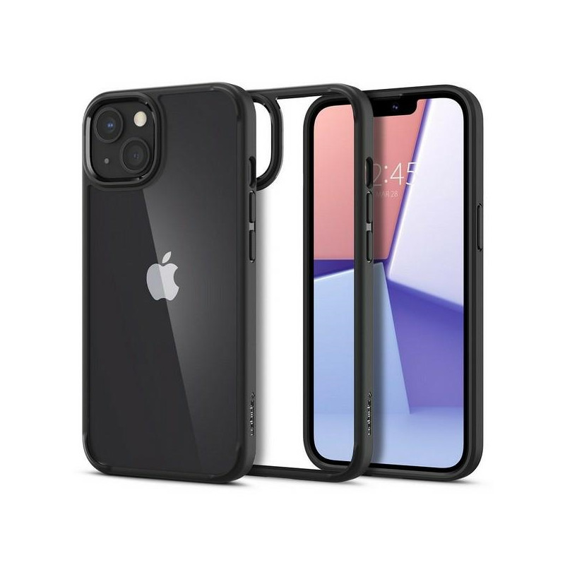 Etui Spigen Ultra Hybrid do iPhone 13 Mini, przezroczysto-czarne