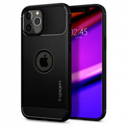 Etui Spigen Rugged Armor do iPhone 12/12 Pro czarny/black matte