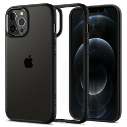 Etui Spigen Ultra Hybrid do iPhone 12/12 Pro, przezroczysto-czarne